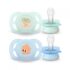 Philips Avent 2 Chupetas 0-2M Ultra Start Deco - Menino