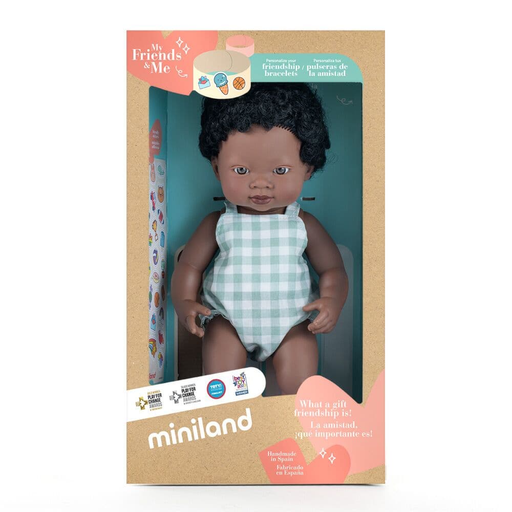 Boneco Africano 38 cm My Friends & Me da Miniland_06
