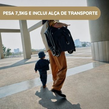 Bugaboo Carrinho de Passeio Butterfly pesa 7,3kg e inclui alça de transporte