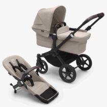 Bugaboo Carrinho de Passeio Donkey 5 Mono Completo - Black/Desert Taupe