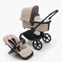 Bugaboo Carrinho de Passeio Fox 5 Completo - Black/Desert Taupe