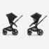 Bugaboo Carrinho de Passeio Fox 5 Completo - Black/Midnight Black