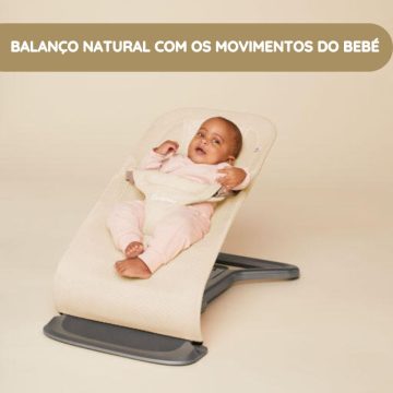 Ergobaby Espreguiçadeira Evolve Mesh balanço natural com os movimentos do bebé