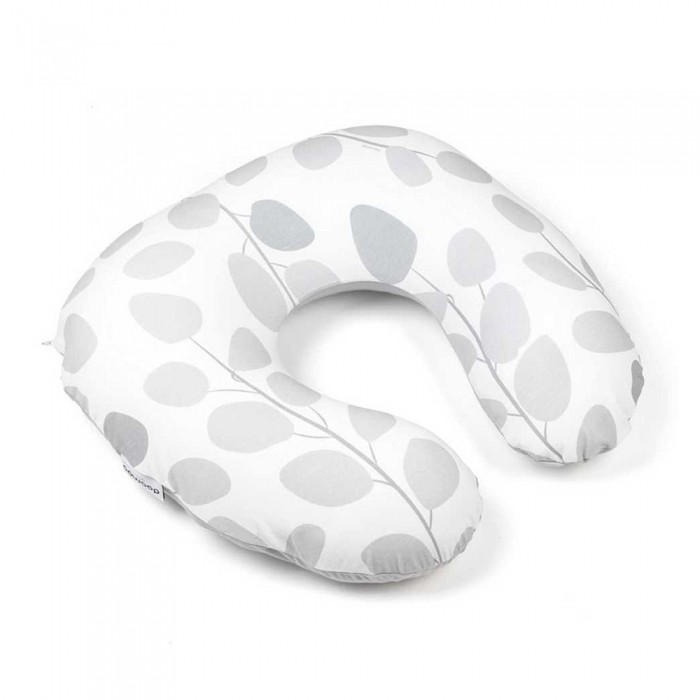 Doomoo Almofada Multifuncional Pequena Softy Folhas – Cinza