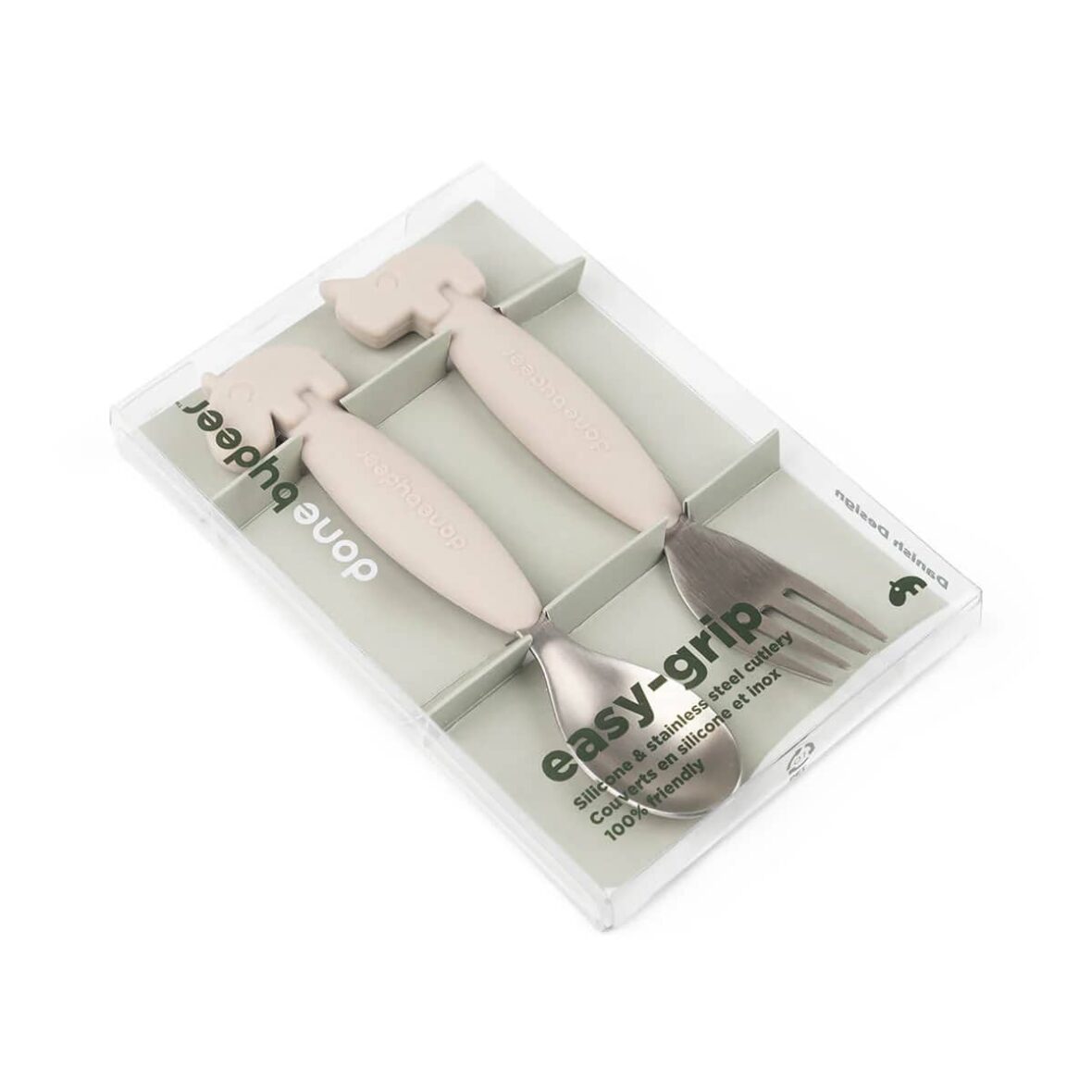 Easy-grip-spoon-and-fork-set-Deer-friends-Sand-Packaging-3