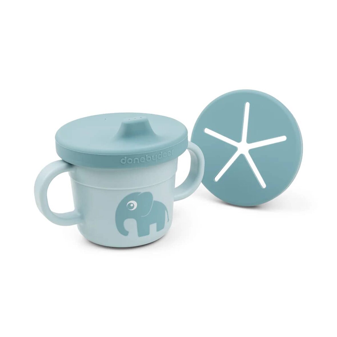 Foodie-spout-and-snack-cup-Elphee-Blue-Front-PS