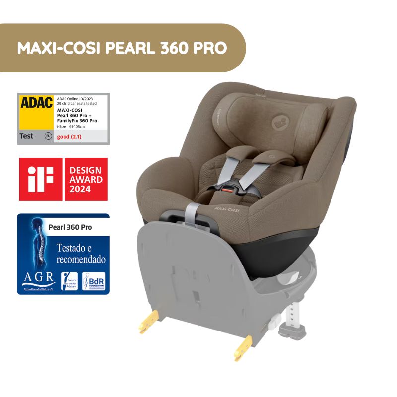 Maxi-Cosi Cadeira Auto Pearl 360 Pro – Authentic Truffle