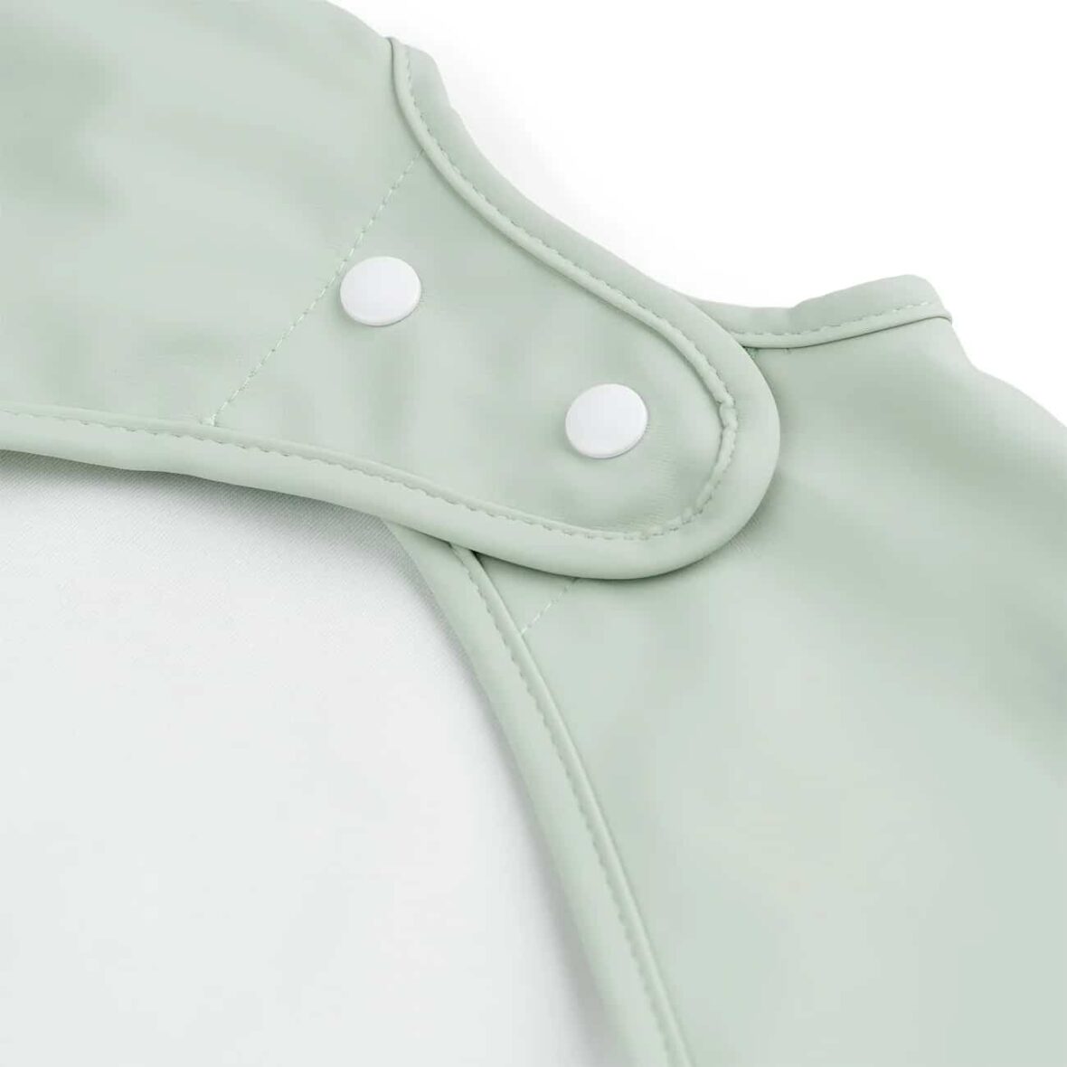 Sleeved-pocket-bib-Croco-Green-Detail-3