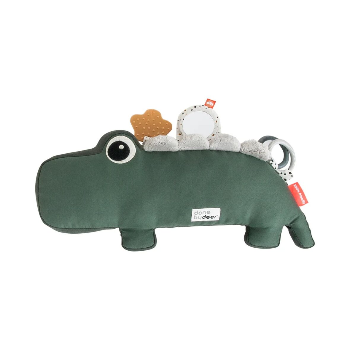 Done by Deer Brinquedo para Tummy Time – Croco Green