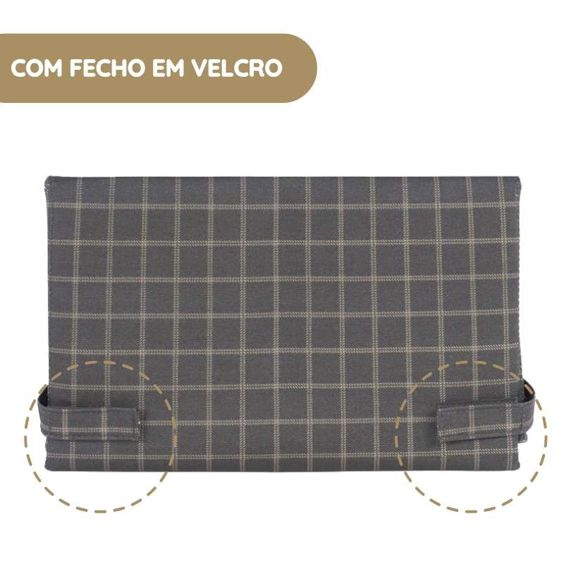 Pasito a Pasito Muda Fraldas Tartan