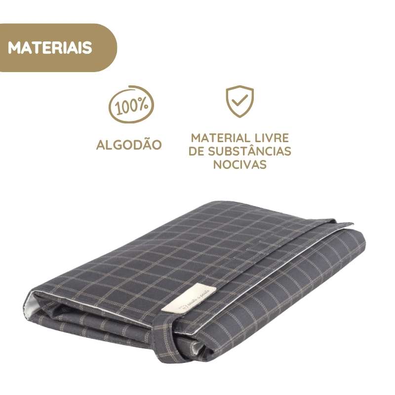 Pasito a Pasito Muda Fraldas Tartan