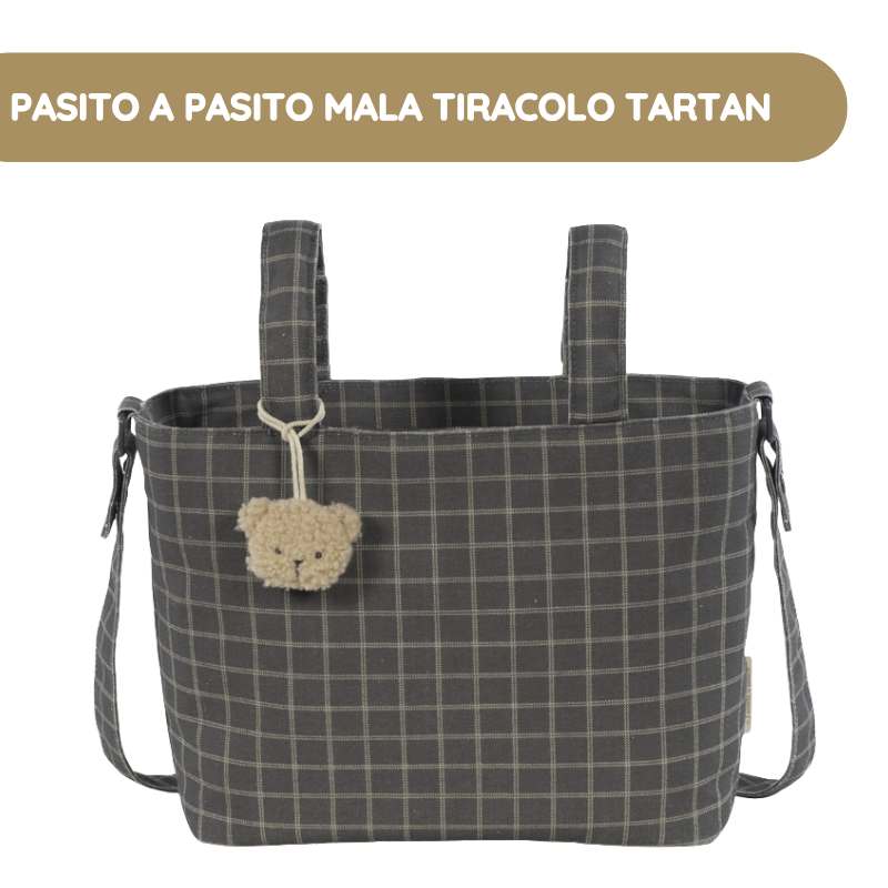 Pasito a Pasito Mala Tiracolo Tartan