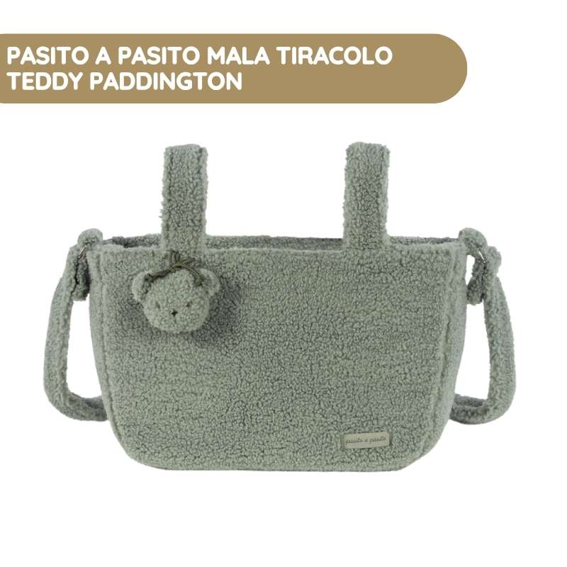 Pasito a Pasito Mala Tiracolo Teddy Paddington – Verde