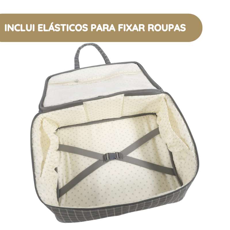 Pasito a Pasito Mala de Maternidade Tartan.