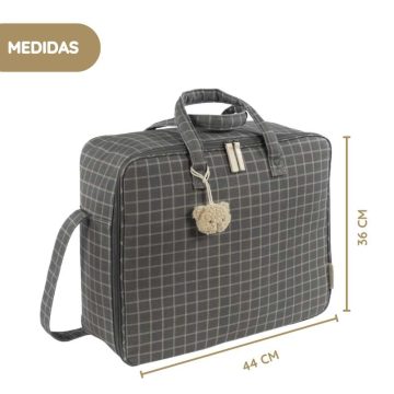 Pasito a Pasito Mala de Maternidade Tartan