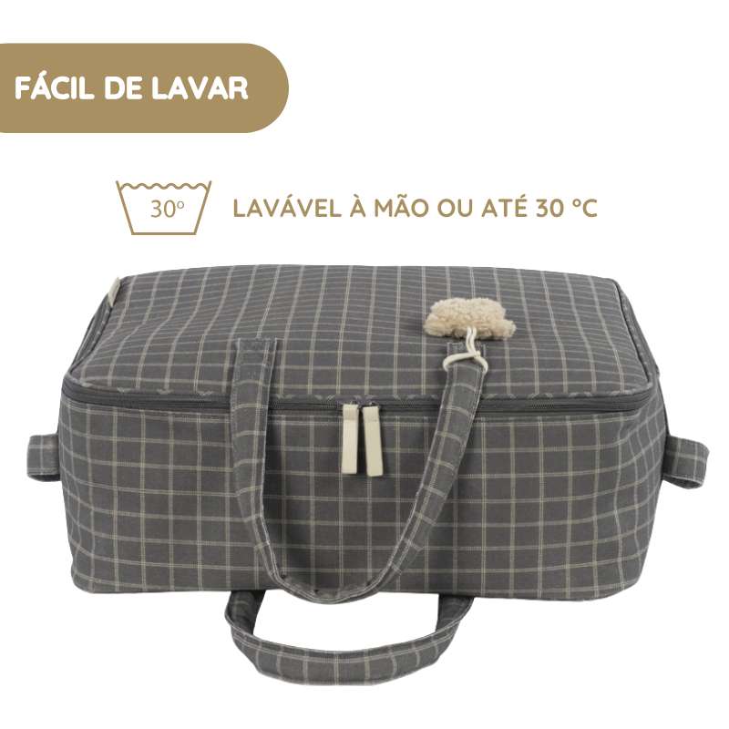 Pasito a Pasito Mala de Maternidade Tartan