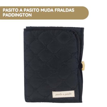 Pasito a Pasito Muda Fraldas Paddington - Black