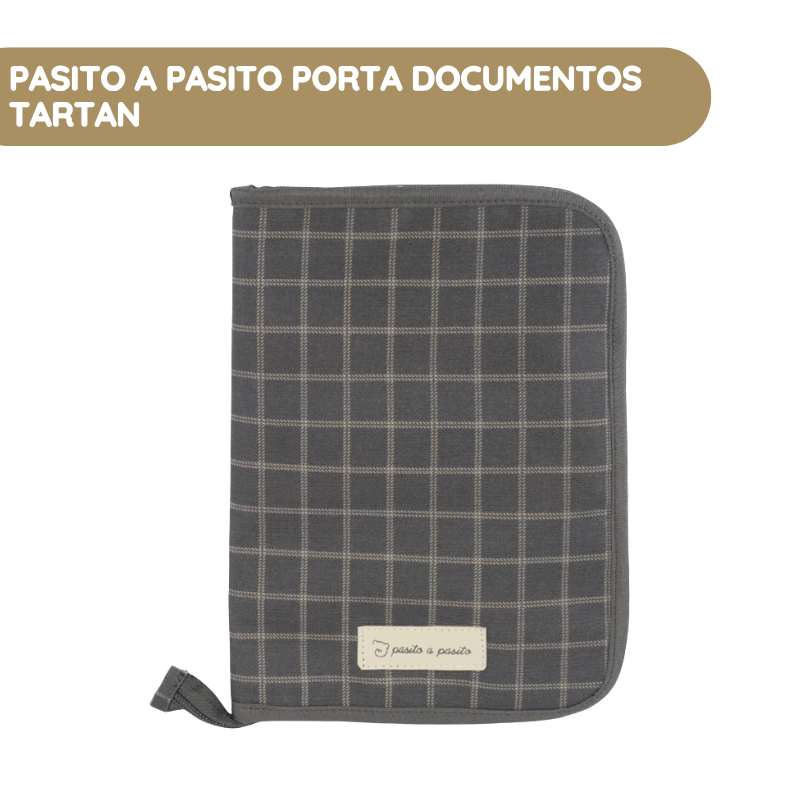 Pasito a Pasito Porta Documentos Tartan