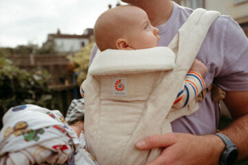 Ergobaby Mochila Portabebé Omni Deluxe Linho - Natural