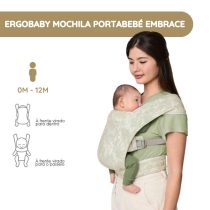 Ergobaby Mochila Portabebé Embrace - Sage Meadows