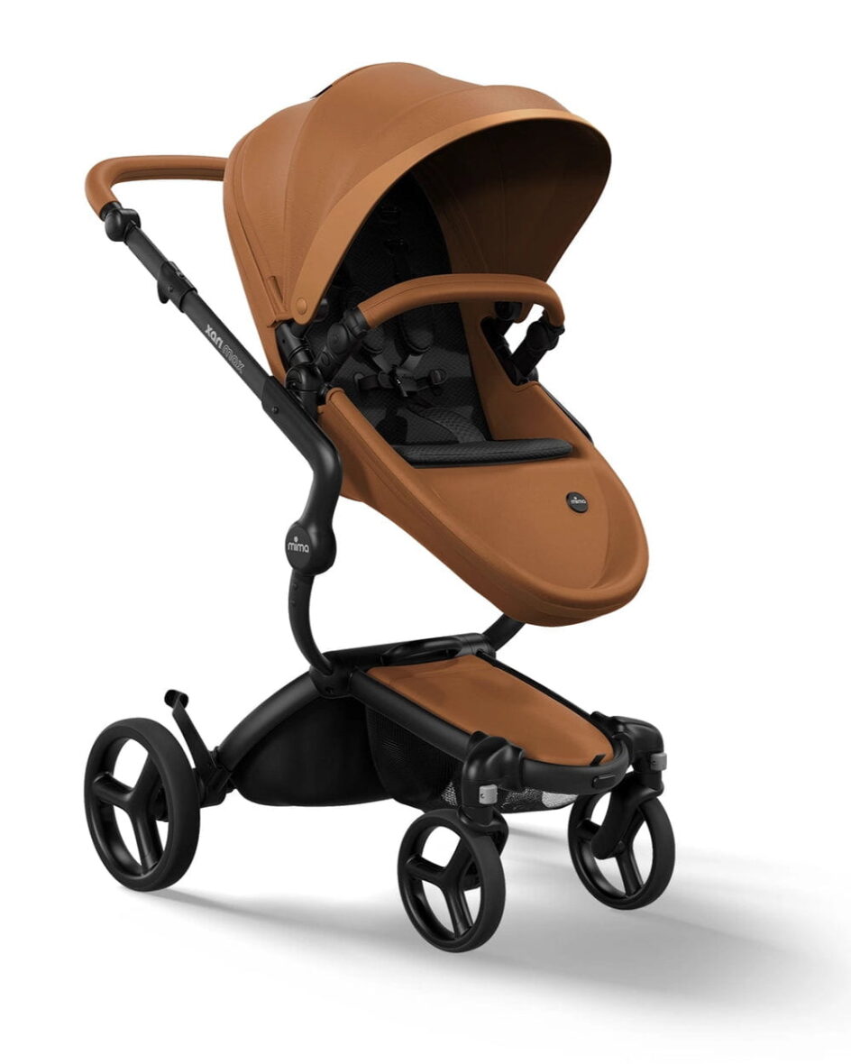 Mima Carrinho de Passeio Xari Max – Black/Camel/Black