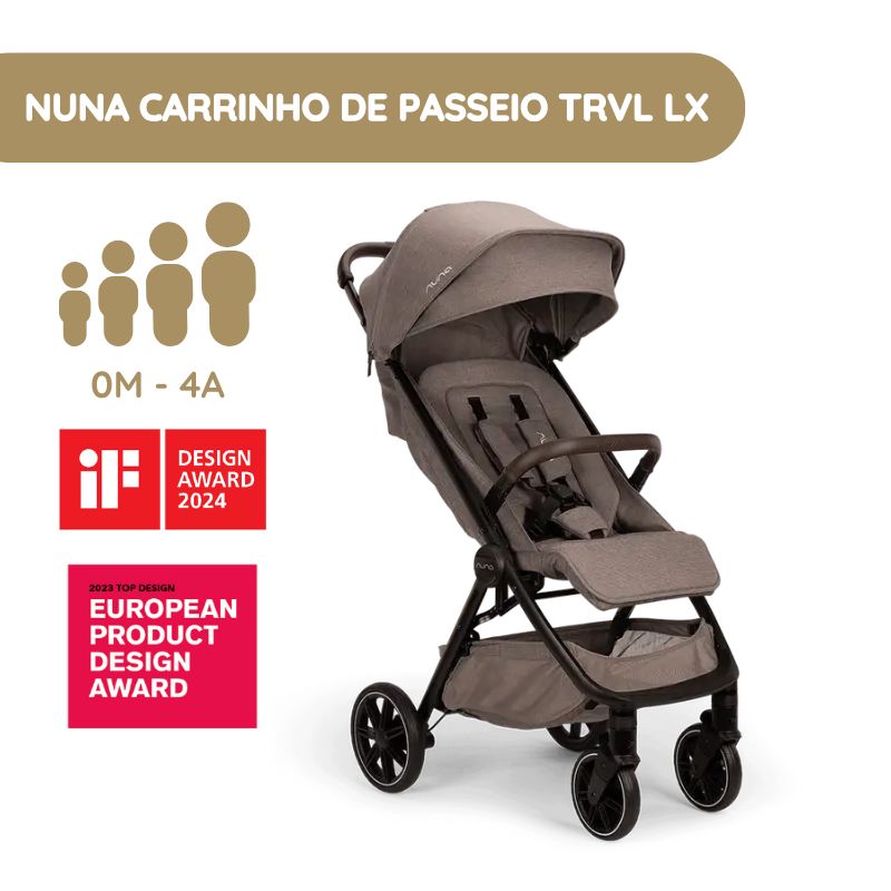 Nuna Carrinho de Bebé Trvl Lx – Cedar