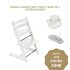 Stokke Bundle Cadeira Tripp Trapp + Baby Set + Espreguiçadeira - White