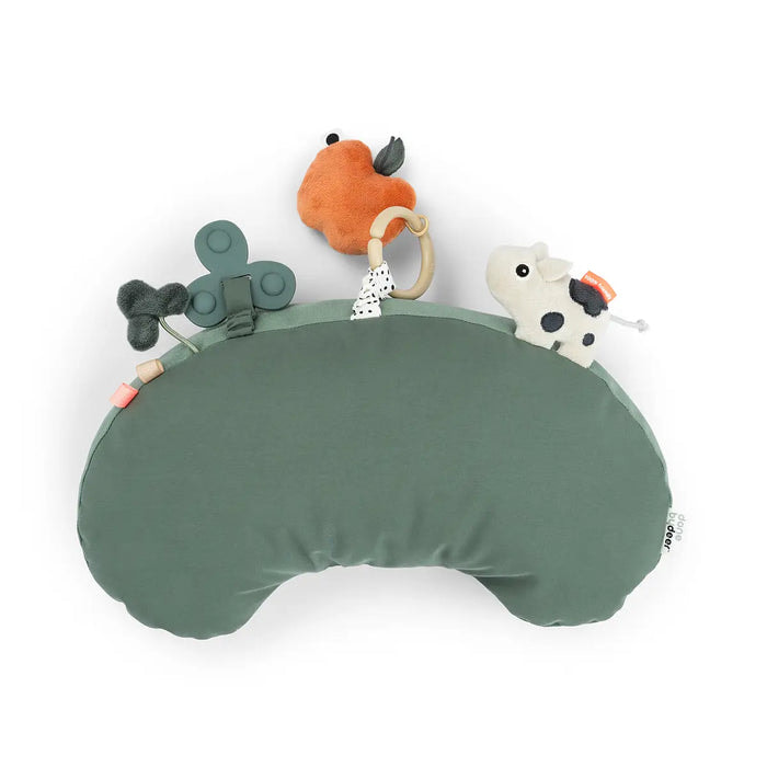 Done by Deer Brinquedo para tummy time Tiny farm Verde
