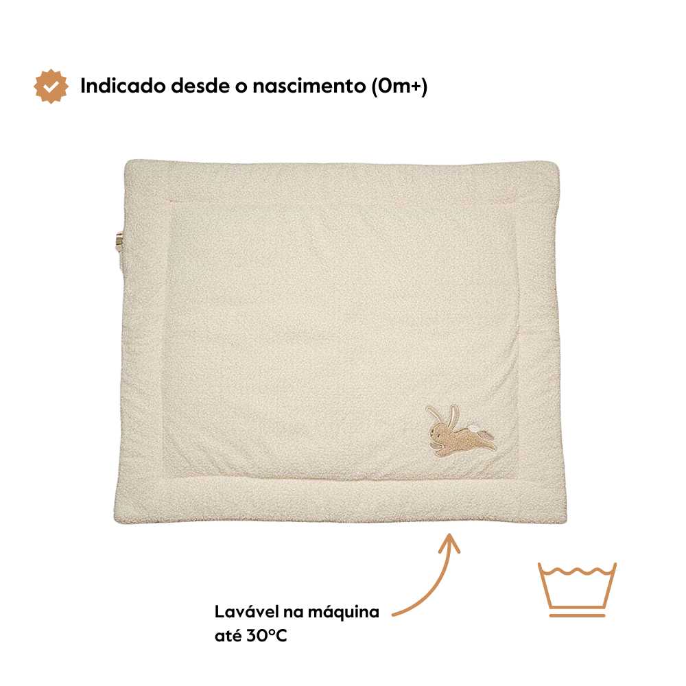 Tapete de Brincar Reversível Coelho e Abelha – Little Dutch