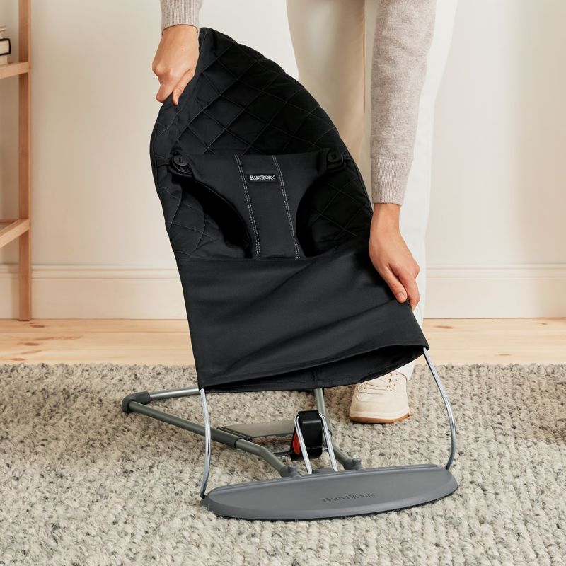 BabyBjorn Espreguiçadeira Bliss Woven Classic – Negro (6)