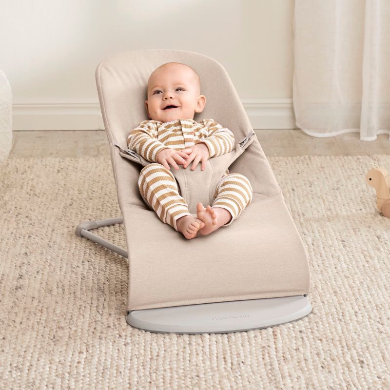 BabyBjorn Espreguiçadeira Bliss Woven Melange – Beige Claro (2)