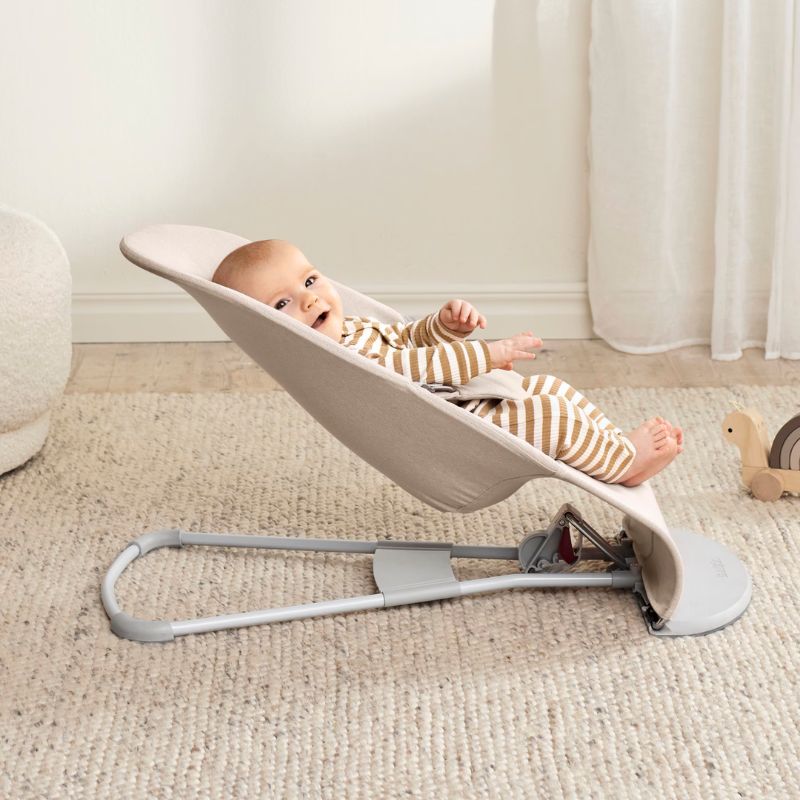 BabyBjorn Espreguiçadeira Bliss Woven Melange – Beige Claro (3)