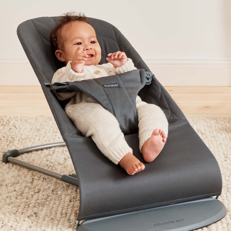 BabyBjorn Espreguiçadeira Bliss Woven Pétala – Antracita Espreguiçadeira Bliss Woven Pétala – Antracita (3)