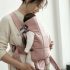BabyBjorn Mochila Porta Bebé Mini Woven - Rosa Palo