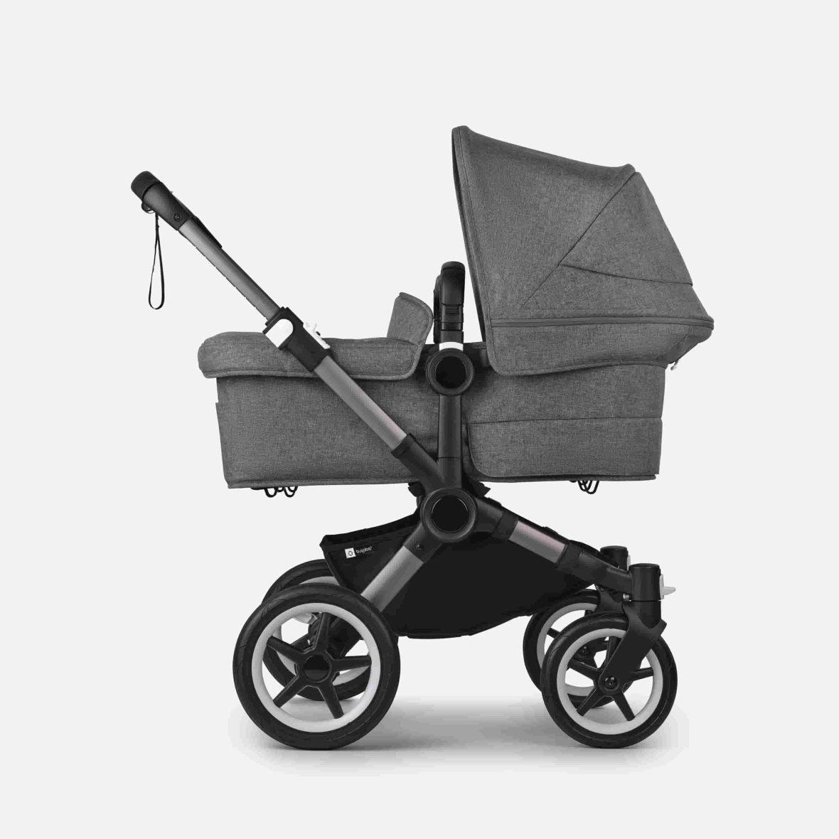 Bugaboo-Donkey-5-Twin-bassinet-and-seat-stroller-graphite-base-grey-melange-fabrics-grey-melange-sun-canopy-x-PV004944-02 (1)