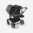 Carrinho de Passeio para Gémeos Bugaboo Donkey 5 Twin - Graphite/Gris Melange
