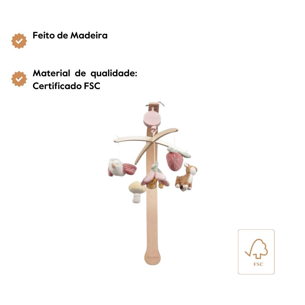 Little Dutch Mobile Musical de Madeira – Fairy Garden FSC