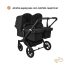 Carrinho de Passeio para Gémeos Bugaboo Donkey 5 Twin colchão alcofa respiravel