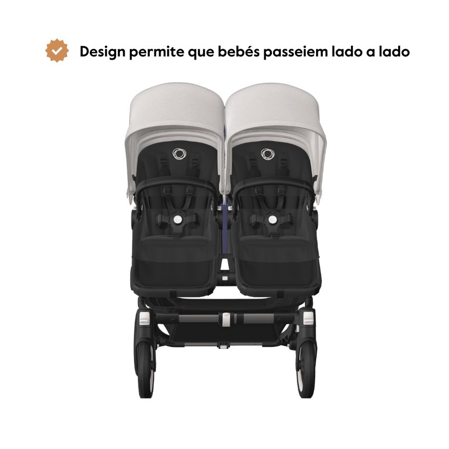Carrinho de Passeio para Gémeos Bugaboo Donkey 5 Twin design lado a lado