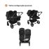 Carrinho de Passeio para Gémeos Bugaboo Donkey 5 Twin várias configurações disponiveis