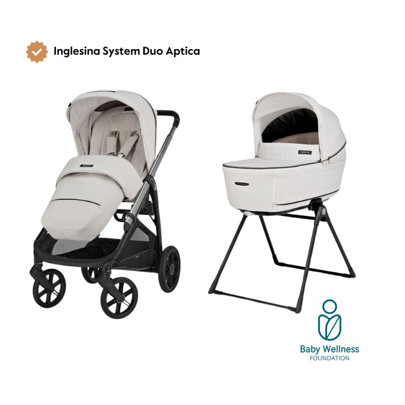 Carrinho de Bebé Inglesina System Duo Aptica – Opal Ivory