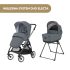 Carrinho de passeio Inglesina System Duo Electa – Union Grey