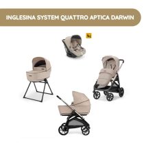 Carrinho de passeio Inglesina System Quattro Aptica Darwin – Pashmina Beige