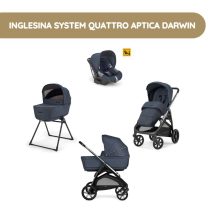 Carrinho de passeio Inglesina System Quattro Aptica Darwin – Resort Blue