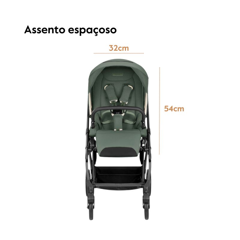 Inglesina System Duo Electa assento espaçoso