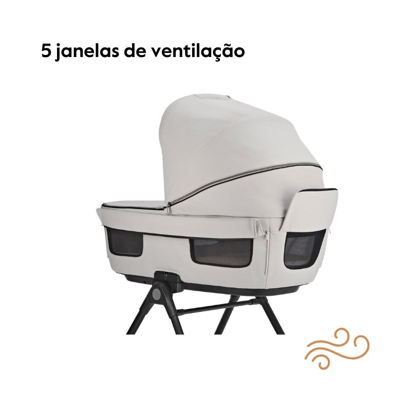 Inglesina System Quattro Aptica Darwin 5 janelas de ventilação