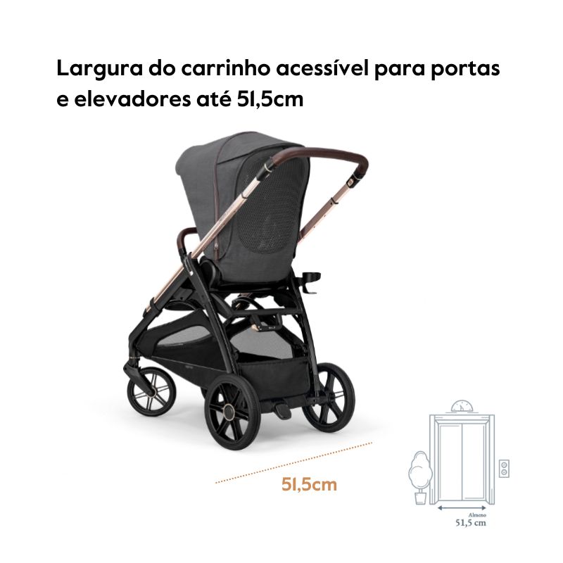 Inglesina System Quattro Aptica Darwin eleador e portas até 51,5cm