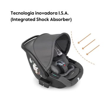 Inglesina System Quattro Aptica Darwin recline tecnologia inovadora ISA