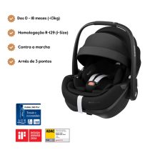 Maxi-Cosi Cadeira Auto Pebble 360 Pro2 - Dos 0 aos 18 meses - Twillic Black