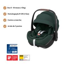 Maxi-Cosi Cadeira Auto Pebble 360 Pro2 - Dos 0 aos 18 meses - Twillic Green